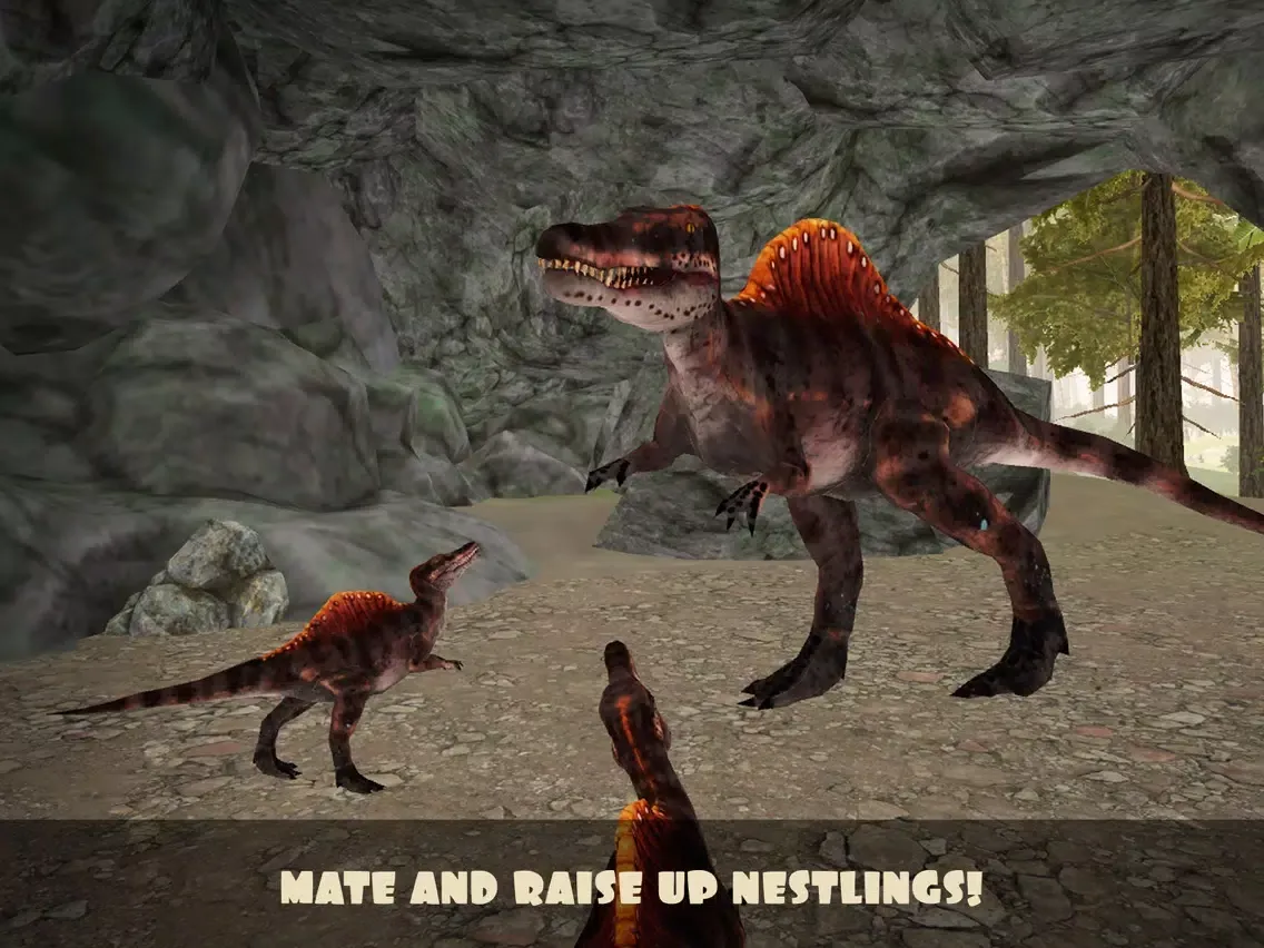Jurassic Dino Spinosaurus Simulator 3D Full iPad  स्क्रीनशॉट