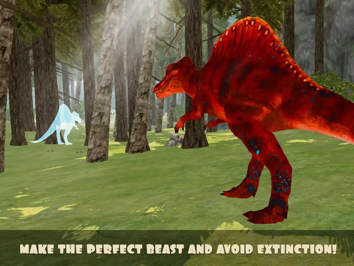 Jurassic Dino Spinosaurus Simulator 3D Full iPad  स्क्रीनशॉट
