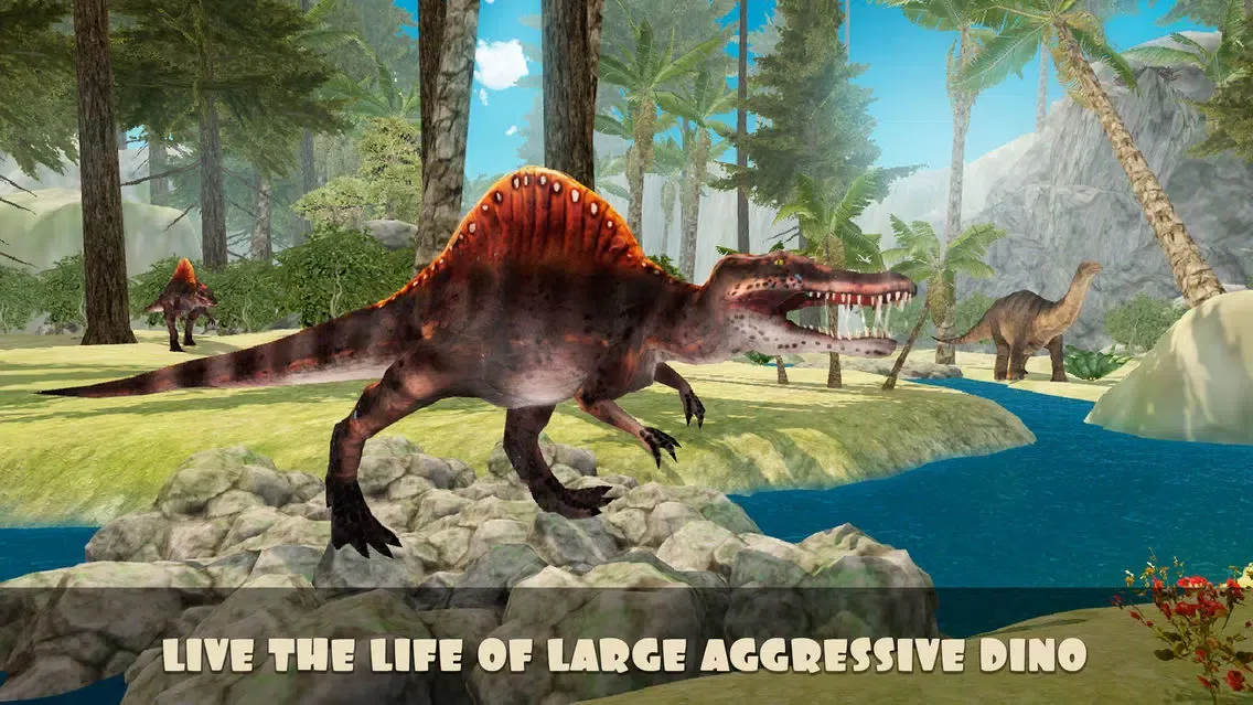 Jurassic Dino Spinosaurus Simulator 3D Full स्क्रीनशॉट