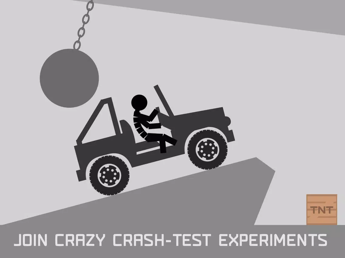 Capturas de tela do Stickman Turbo Car Crash Test Full iPad 