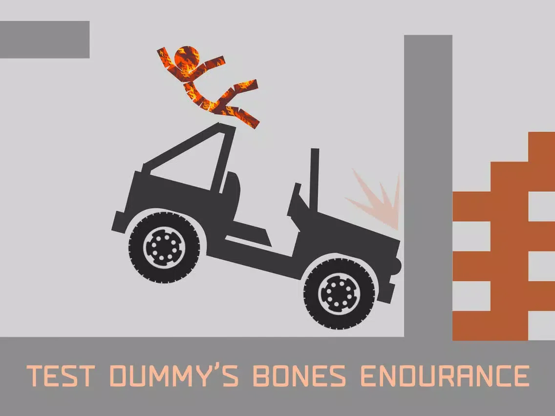 Capturas de tela do Stickman Turbo Car Crash Test Full iPad 