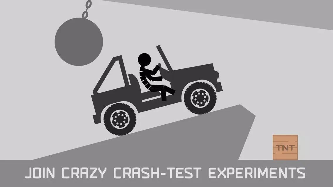 Capturas de tela do Stickman Turbo Car Crash Test Full