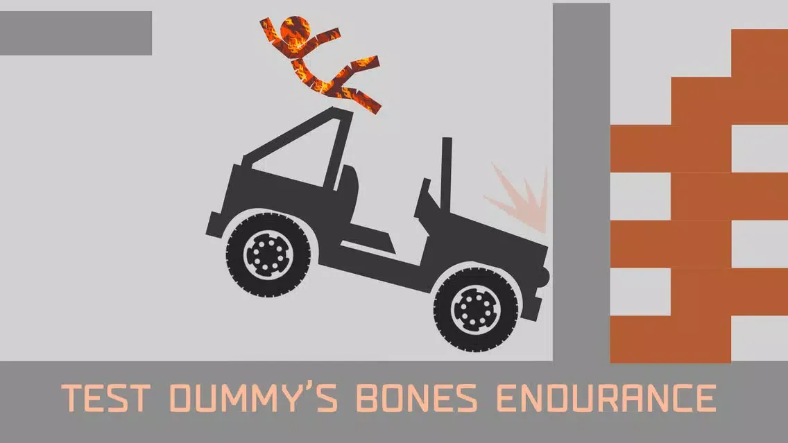 Capturas de tela do Stickman Turbo Car Crash Test Full