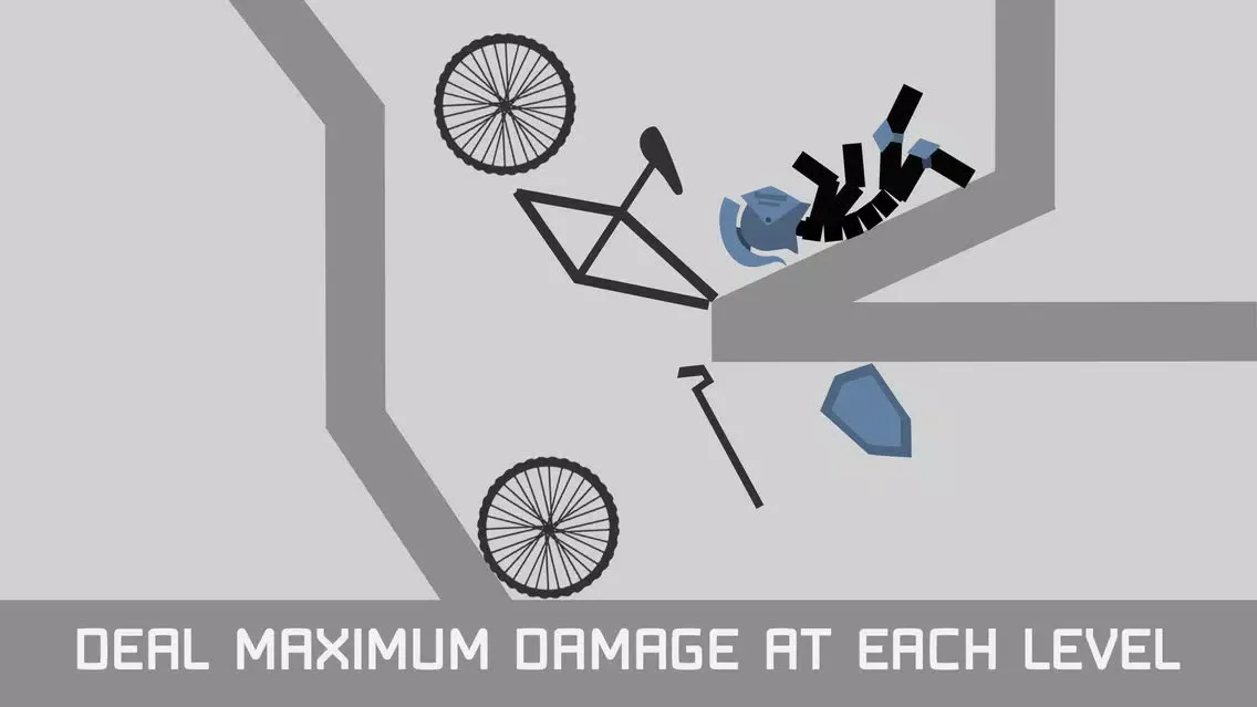Capturas de tela do Stickman Turbo Car Crash Test Full