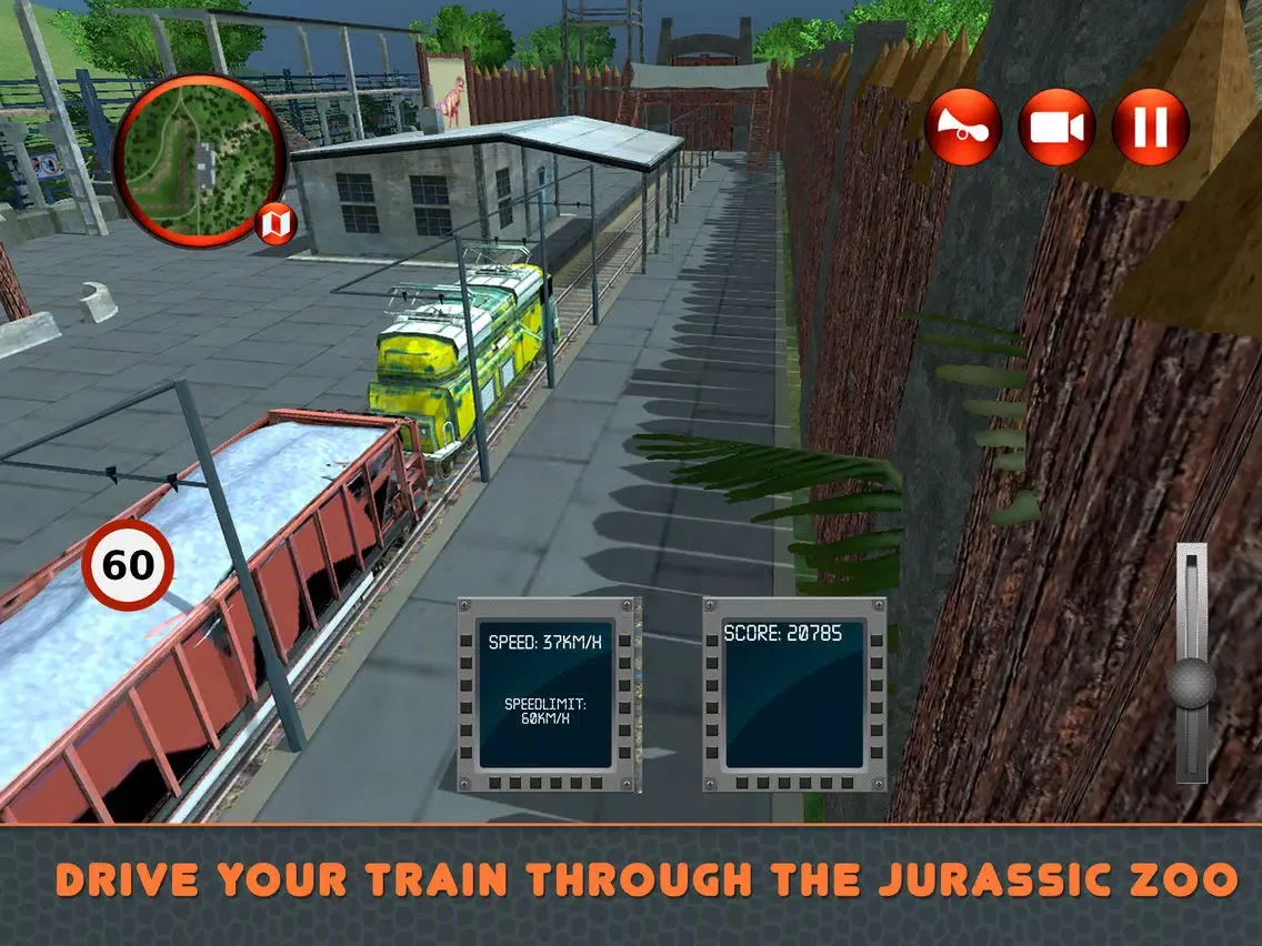 ภาพหน้าจอของ Jurassic Dino Era: Train Simulator Full iPad 
