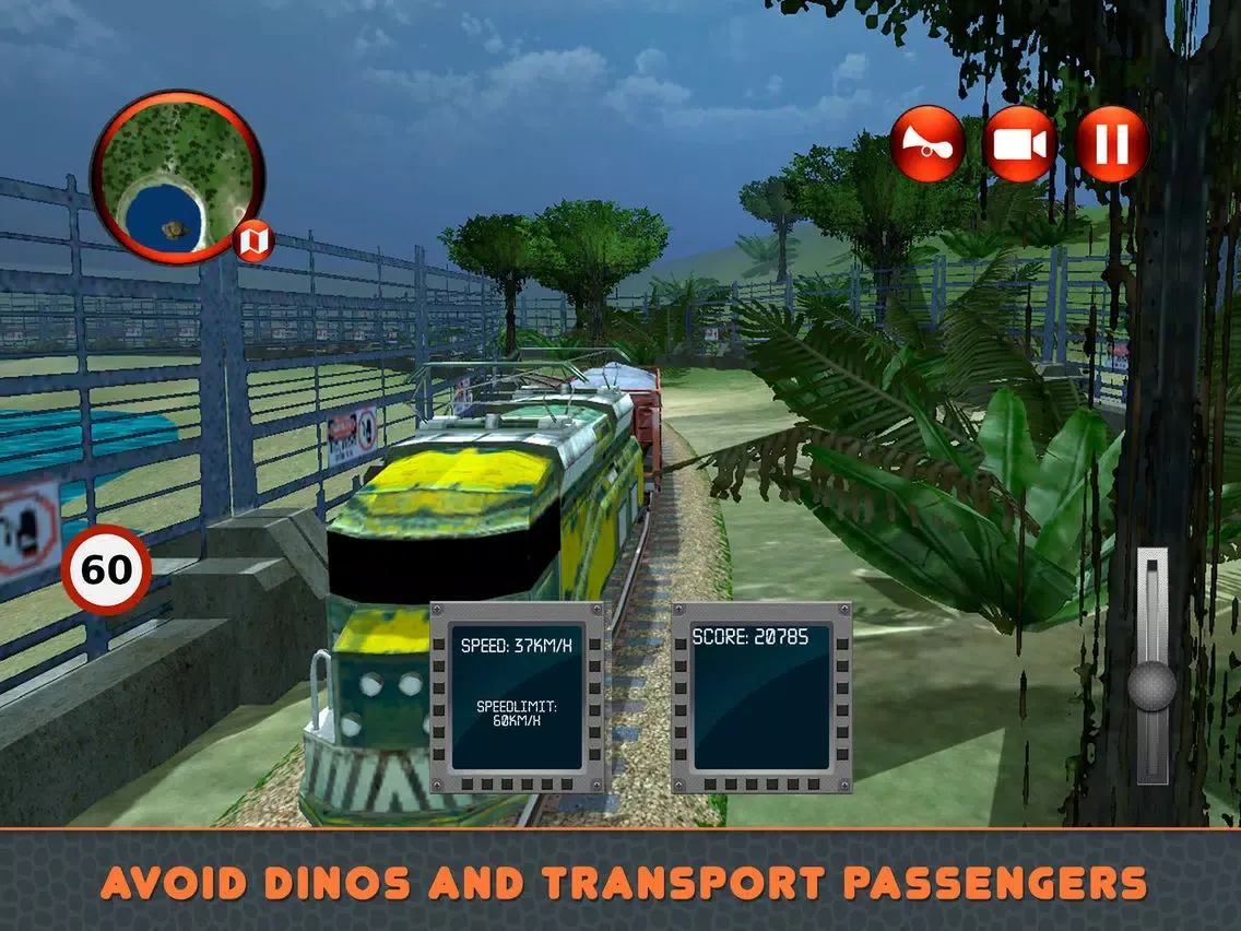ภาพหน้าจอของ Jurassic Dino Era: Train Simulator Full iPad 