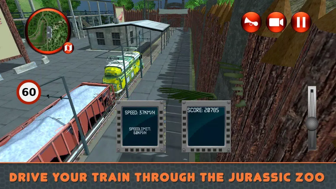 ภาพหน้าจอของ Jurassic Dino Era: Train Simulator Full