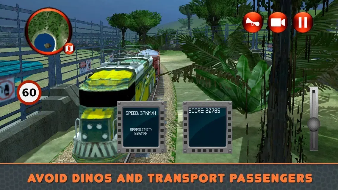 ภาพหน้าจอของ Jurassic Dino Era: Train Simulator Full