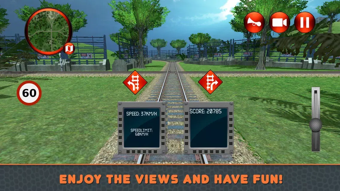 ภาพหน้าจอของ Jurassic Dino Era: Train Simulator Full