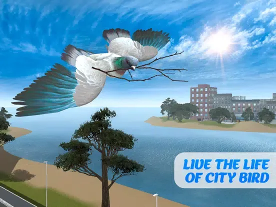 Pigeon Bird Survival Simulator 3D iPad 应用截图