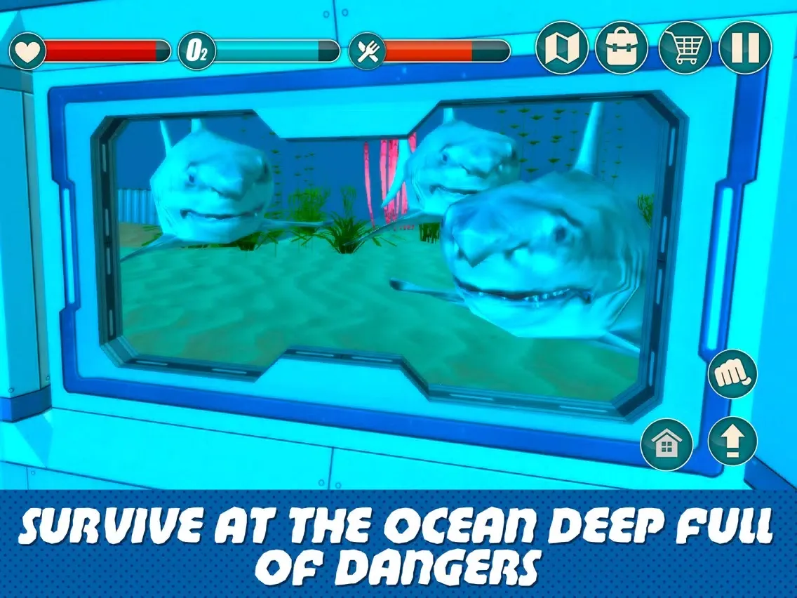Underwater Survival Simulator 3D iPad  स्क्रीनशॉट