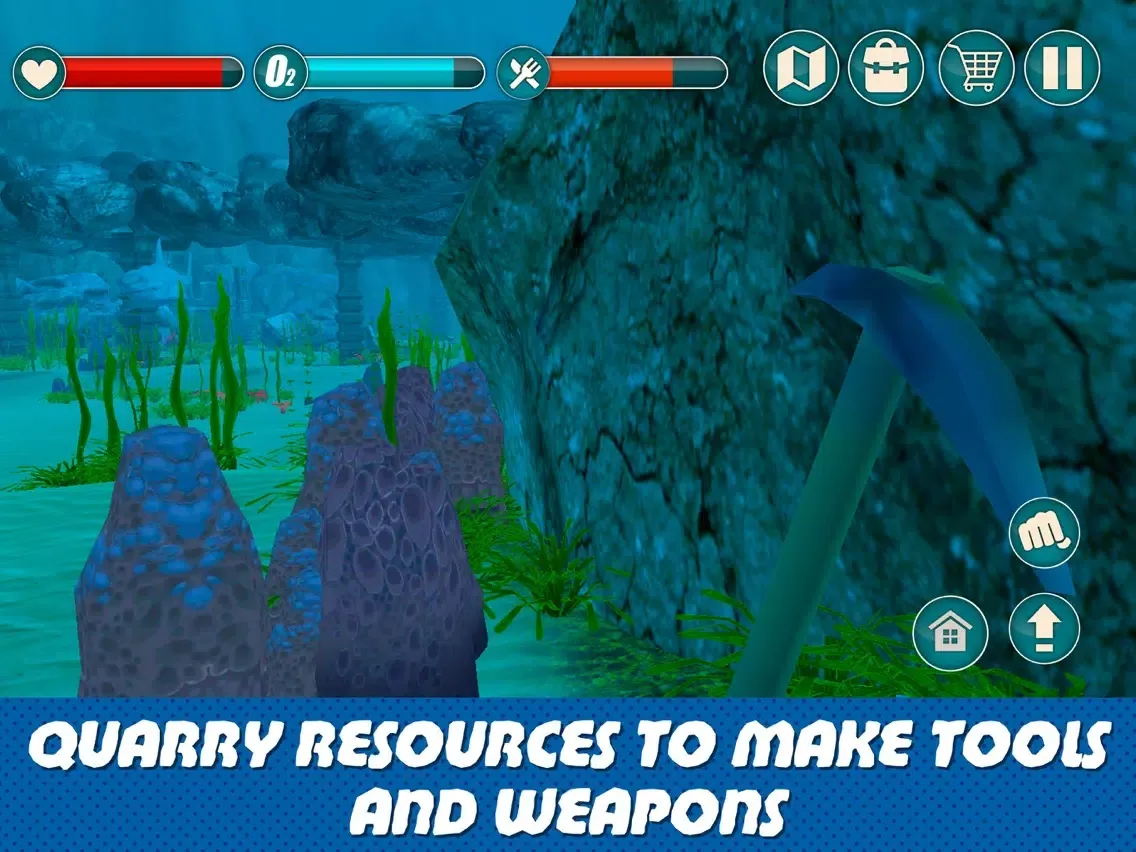 Underwater Survival Simulator 3D iPad  स्क्रीनशॉट