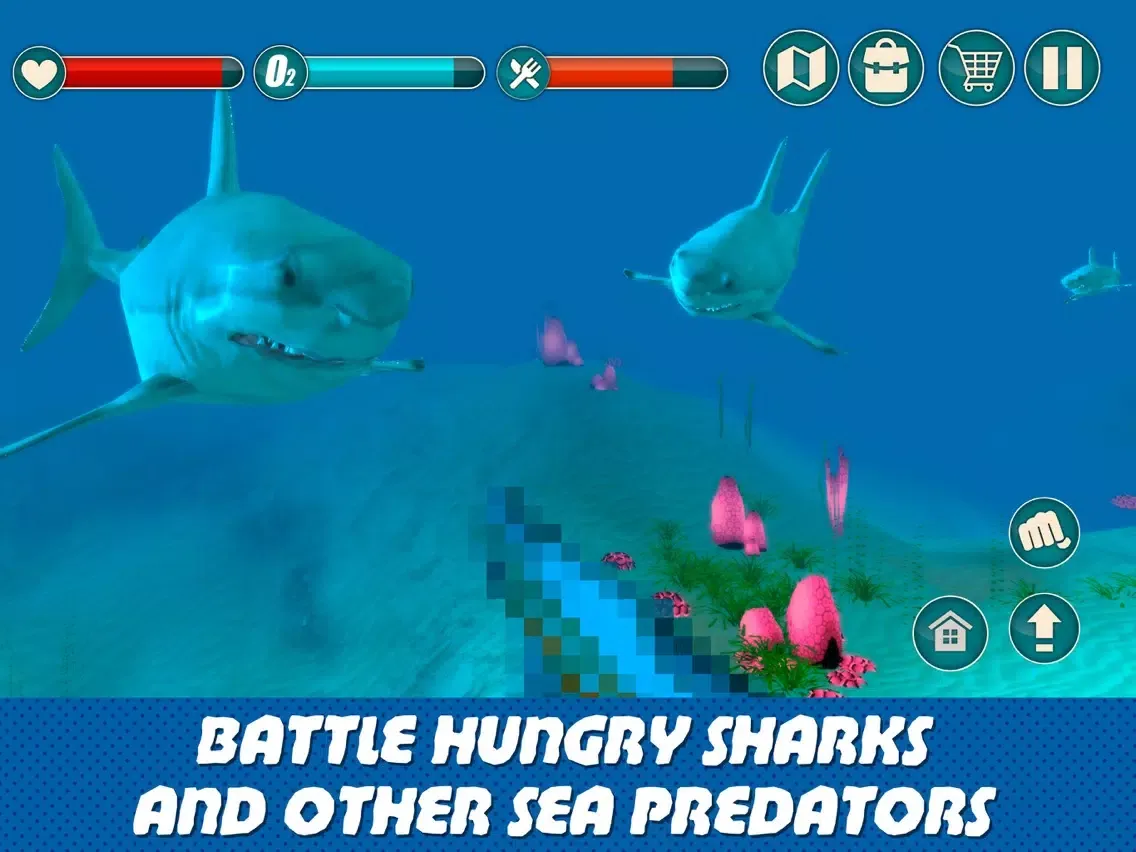 Underwater Survival Simulator 3D iPad  स्क्रीनशॉट
