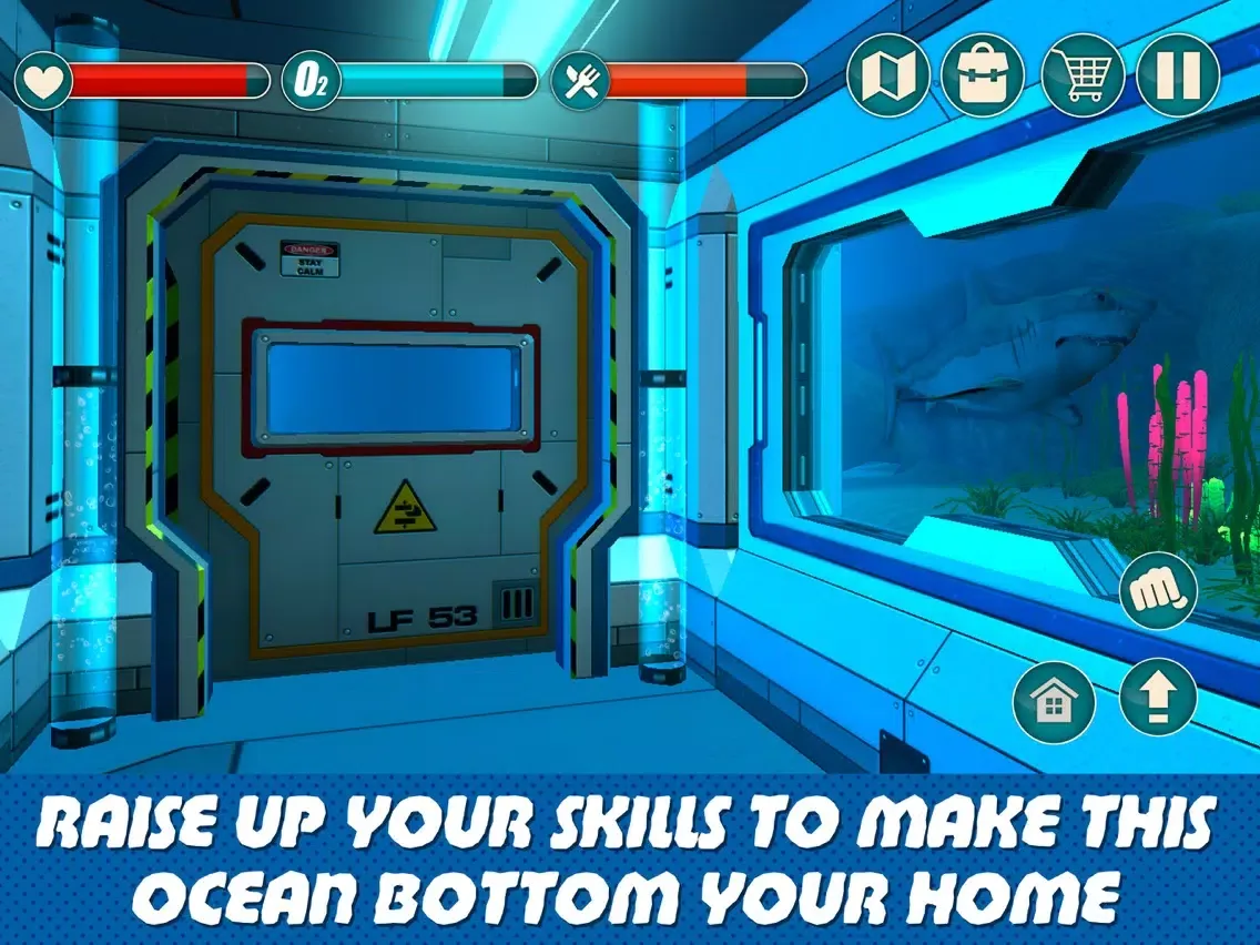 Underwater Survival Simulator 3D iPad  स्क्रीनशॉट