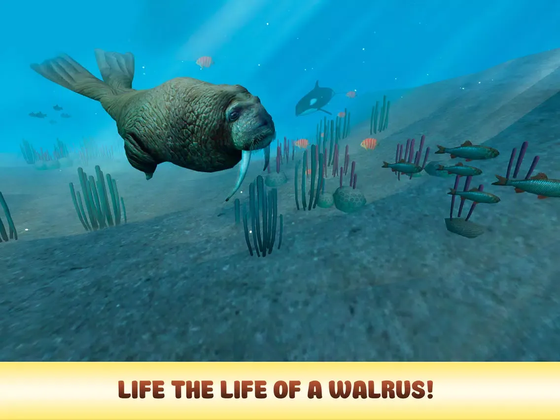 Arctic Walrus Survival Simulator 3D Full iPad  Screenshots