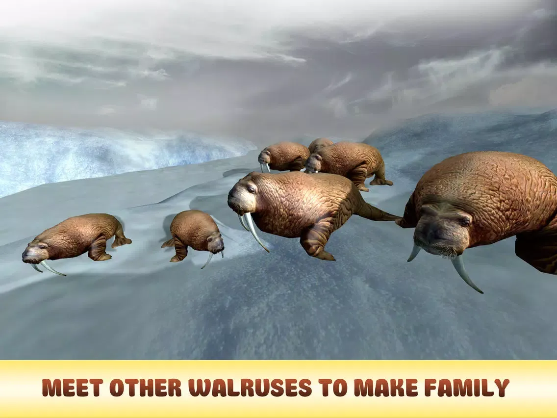 Arctic Walrus Survival Simulator 3D Full iPad  Screenshots