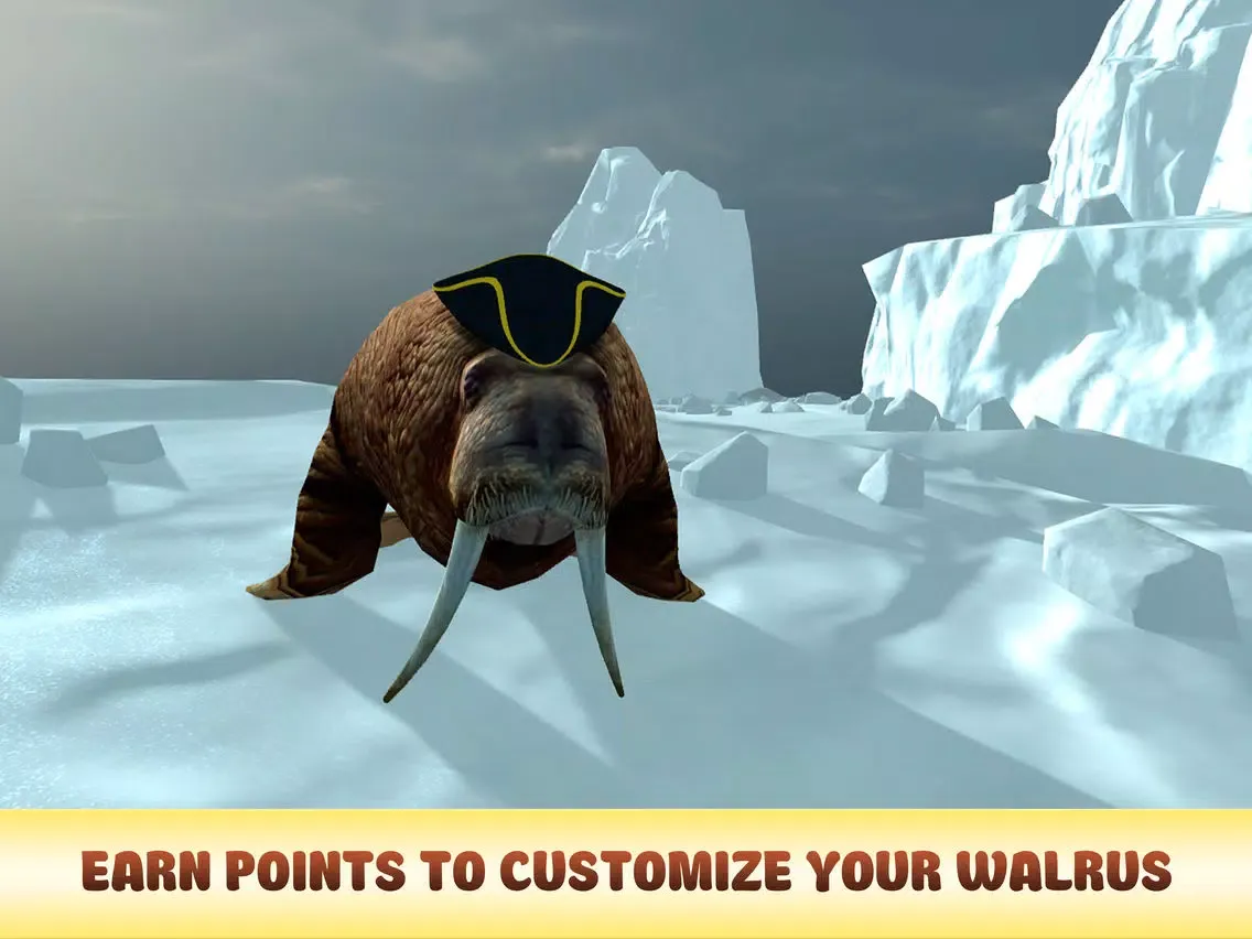 Arctic Walrus Survival Simulator 3D Full iPad  Screenshots