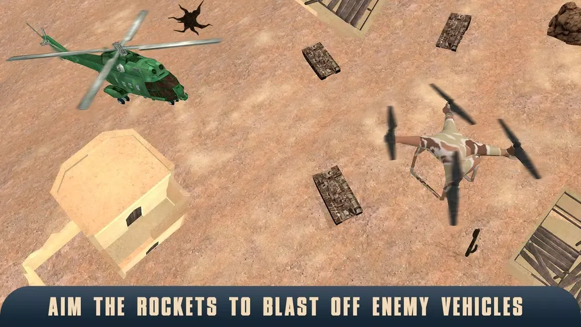 Zrzuty ekranu Machine Gun RC Drone Simulator 3D Full