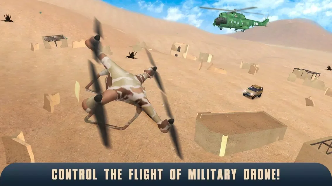 Zrzuty ekranu Machine Gun RC Drone Simulator 3D Full