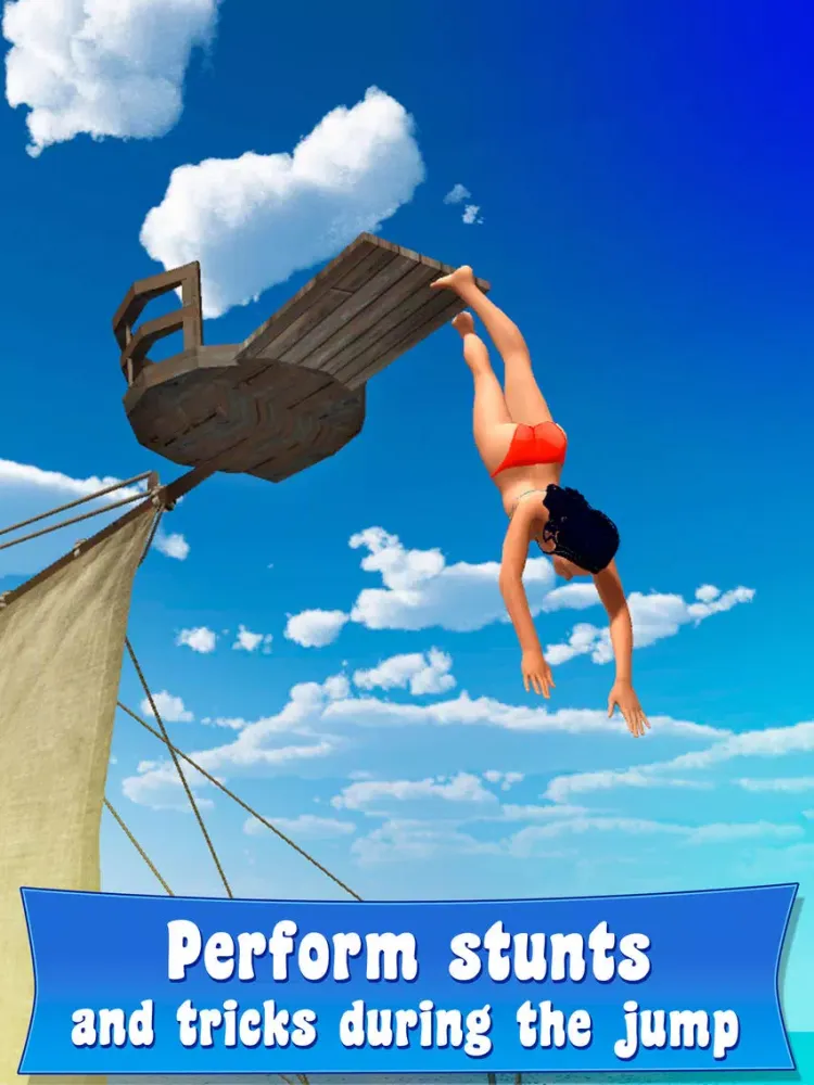 Swimming Pool Cliff Flip Diving Simulator 3D Full iPad 應用截圖