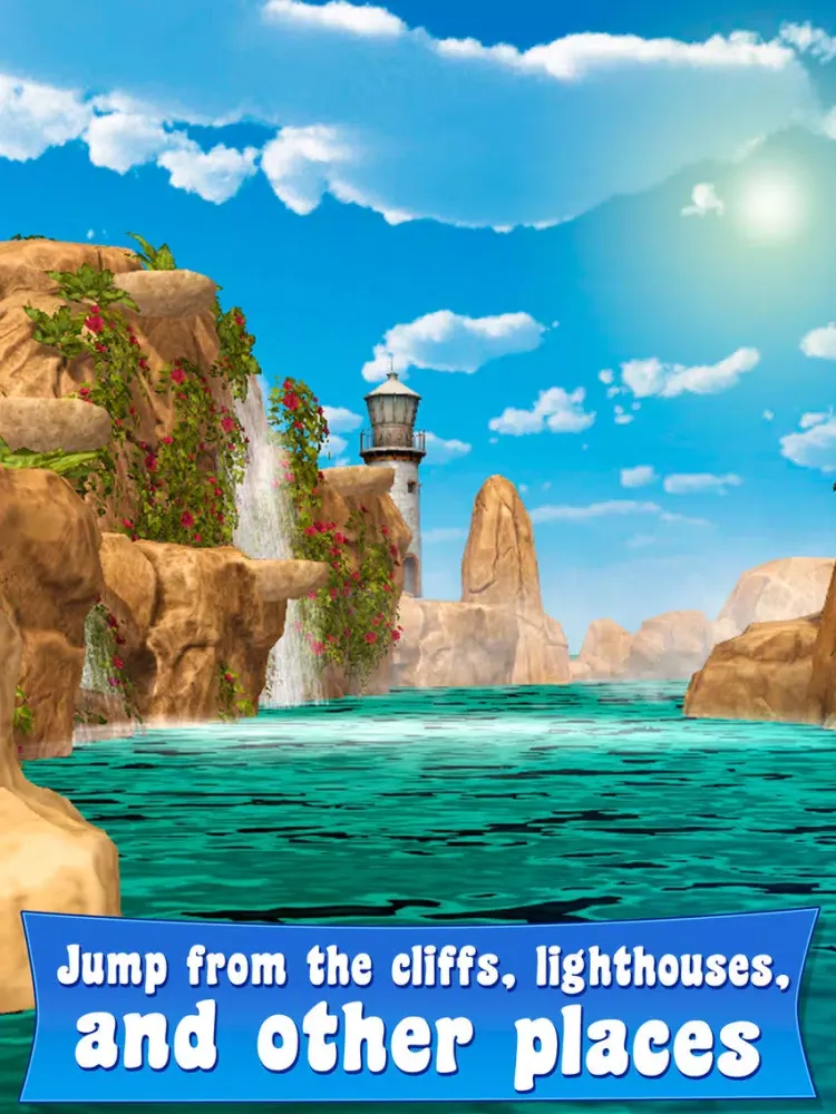 Swimming Pool Cliff Flip Diving Simulator 3D Full iPad 應用截圖