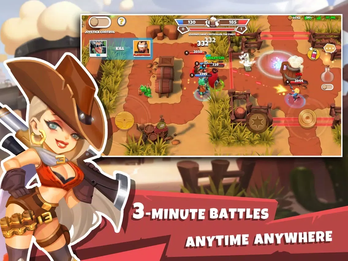 Capturas de pantalla de West Legends: 3v3 Team Battle iPad 