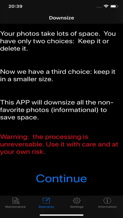 Photo Storage Saver Screenshots