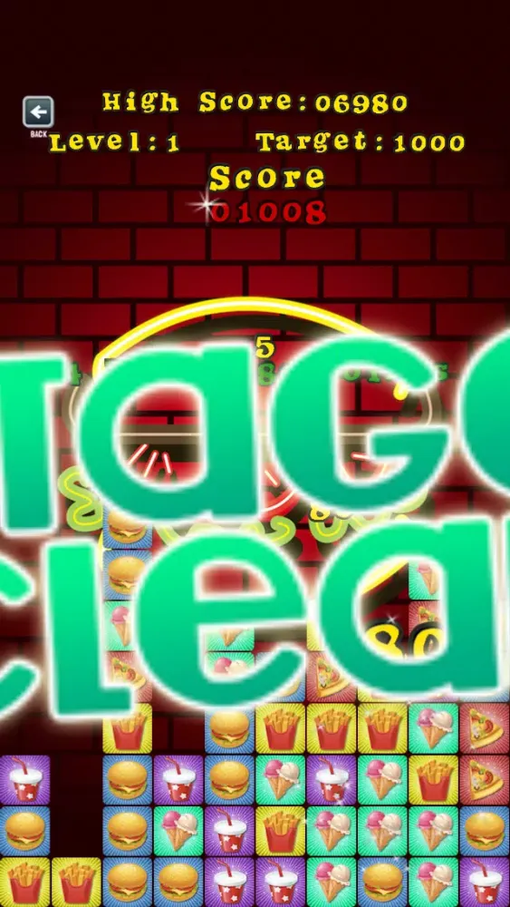 Food Saga Puzzle Blitz: World of Hungry Burger Brothers - Free Game Edition for iPad, iPhone and iPod 스크린샷