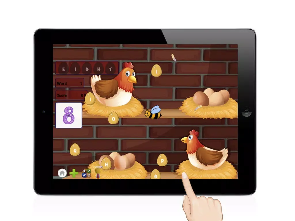 A Chicken World of Words: Free English Spelling Lessons iPad  Screenshots