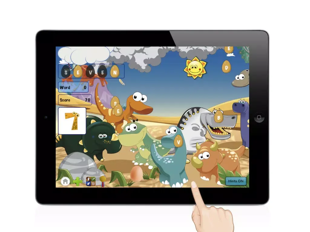 A Dino World of Words: English Spelling Memory Match Game iPad 應用截圖