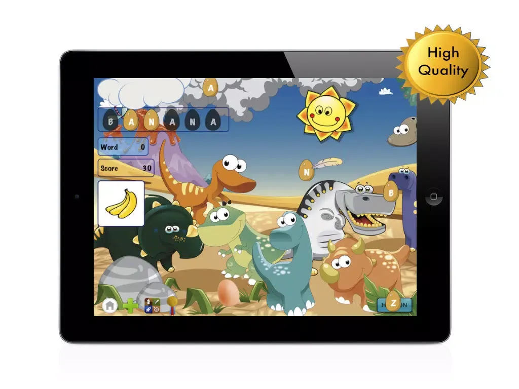 A Dino World of Words: English Spelling Memory Match Game iPad 應用截圖