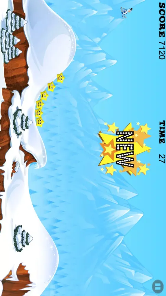 Tangkapan layar Frosty's Downhill Racing: Winter Wonderland Ski Fun - Free Game Edition for iPad, iPhone and iPod