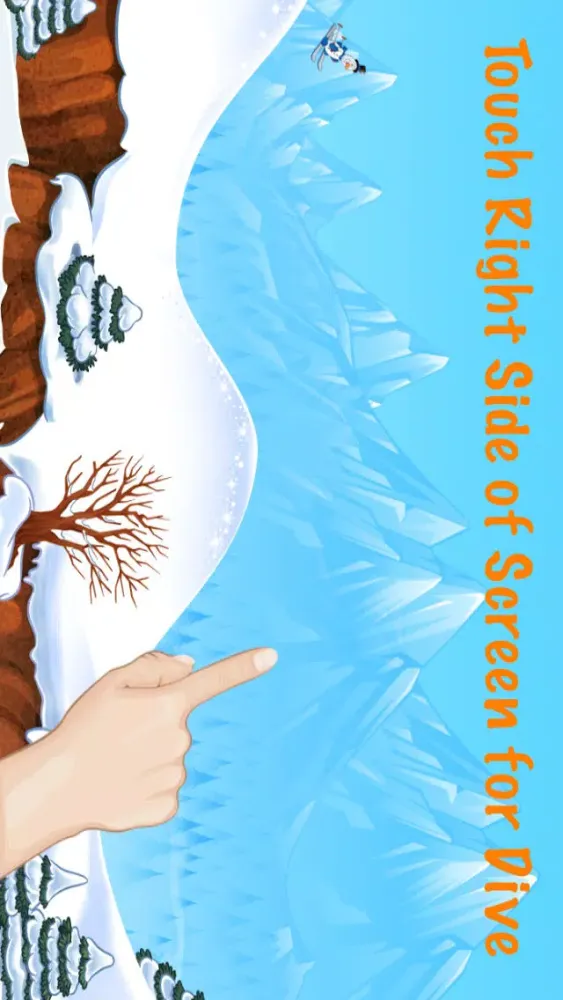 Tangkapan layar Frosty's Downhill Racing: Winter Wonderland Ski Fun - Free Game Edition for iPad, iPhone and iPod