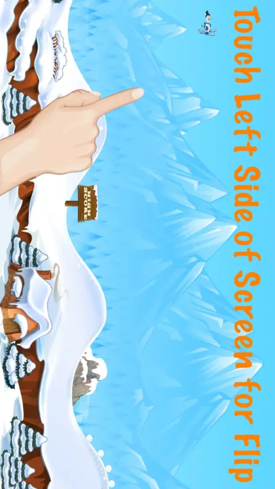 Tangkapan layar Frosty's Downhill Racing: Winter Wonderland Ski Fun - Free Game Edition for iPad, iPhone and iPod