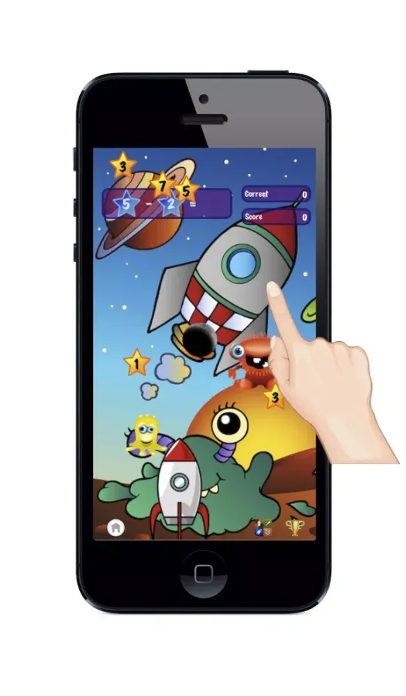 ภาพหน้าจอของ Easy Alien Math: Best Educational School Grade