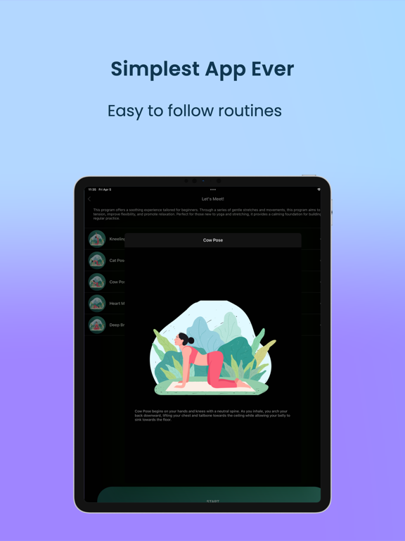Stretch & Flexibility: planq iPad 應用截圖
