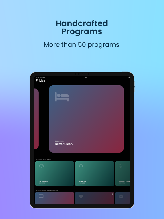 Stretch & Flexibility: planq iPad 應用截圖