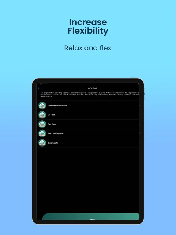 Stretch & Flexibility: planq iPad  Screenshots