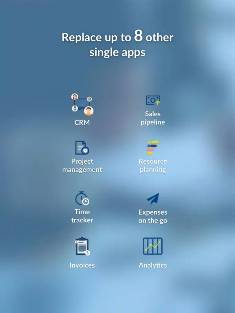 Taimer Project Management +CRM iPad  スクリーンショット