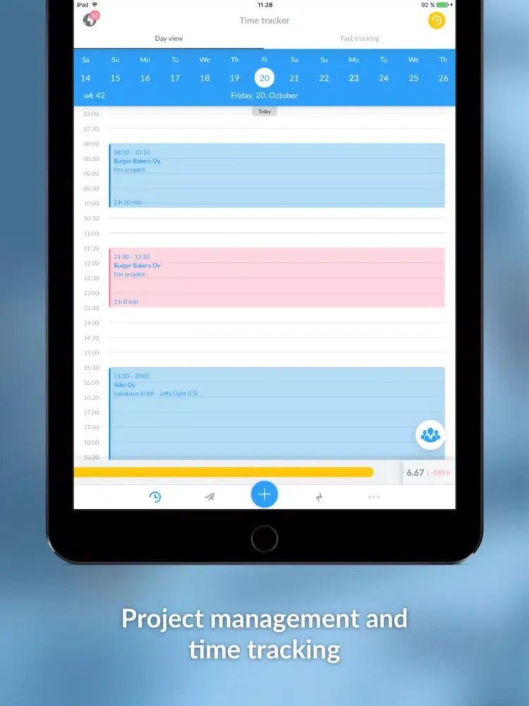 Taimer Project Management +CRM iPad  スクリーンショット