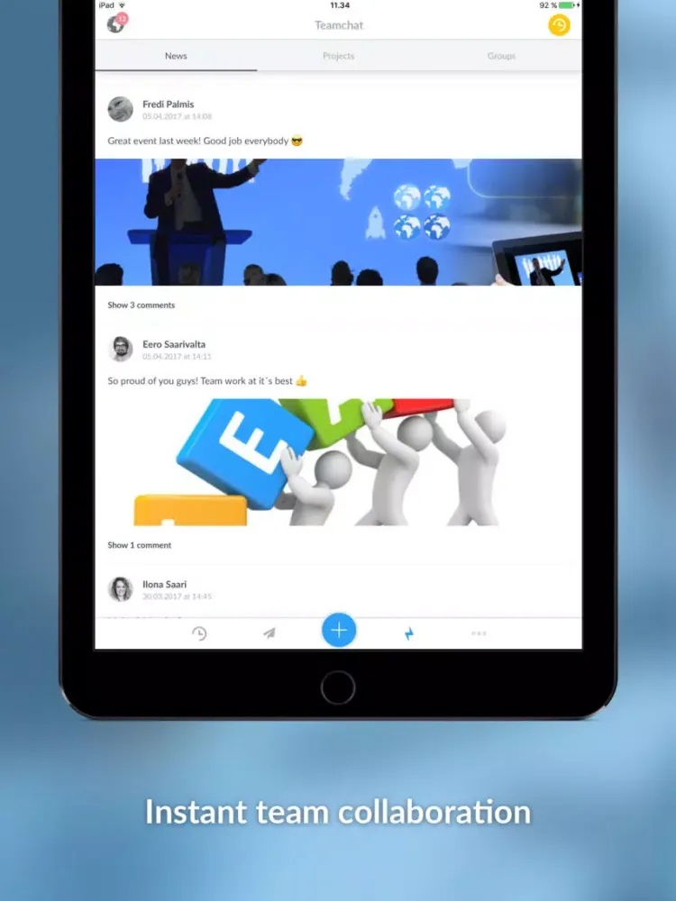 Taimer Project Management +CRM iPad  スクリーンショット
