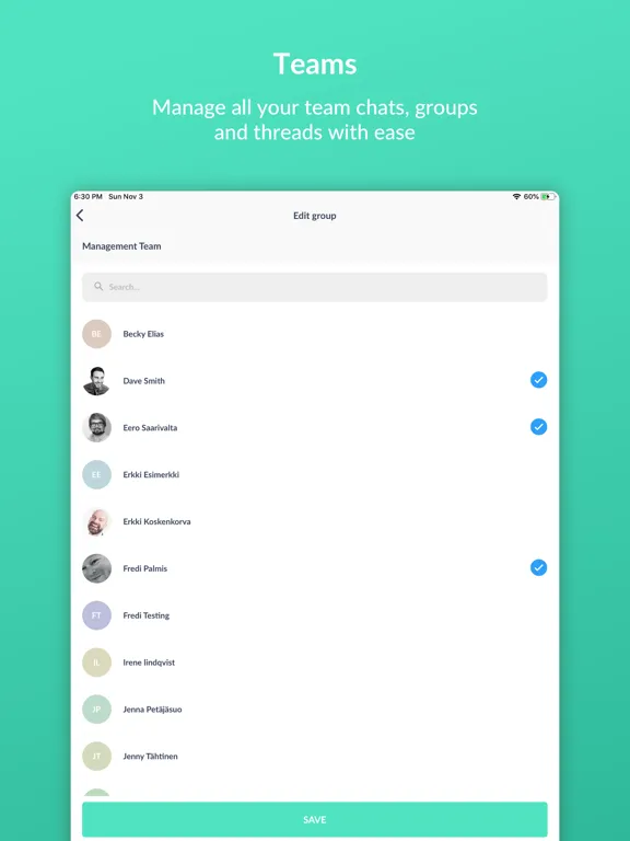 Taimer Chat iPad  سکرین شاٹس