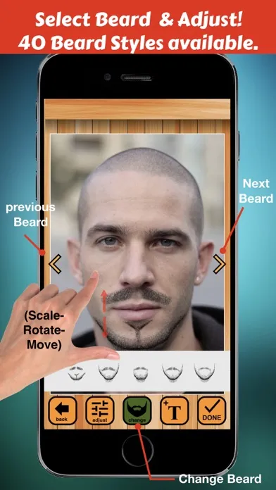 Beard Booth - Photo Editor App Screenshots