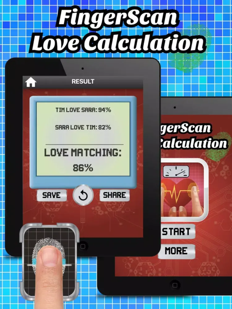 Captures d'écran de Love Finger Scan:Love Detector iPad 