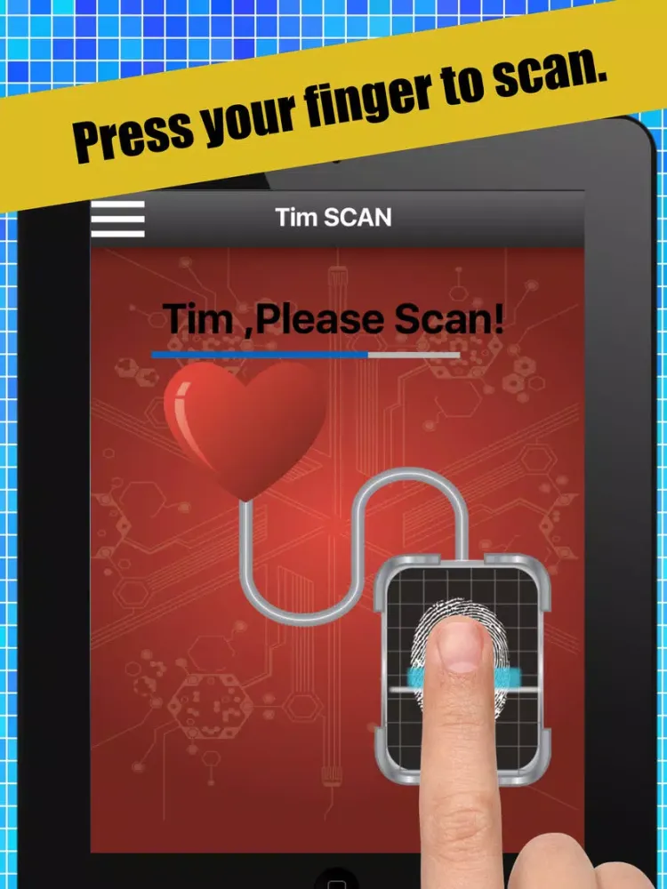 Captures d'écran de Love Finger Scan:Love Detector iPad 