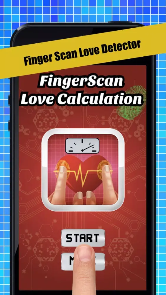 Captures d'écran de Love Finger Scan:Love Detector