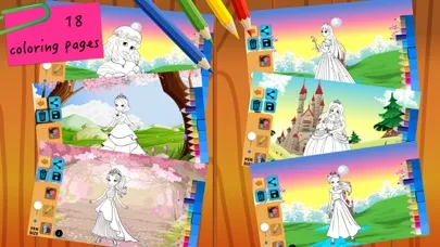 Скриншоты Princess Fairy Tales Coloring