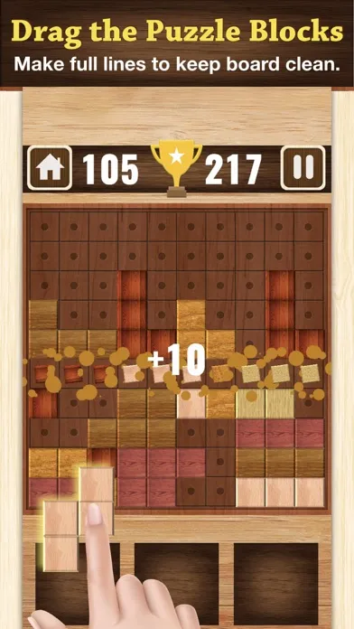 Wooden cubes: Block puzzle Screenshots