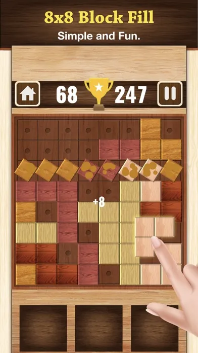 Wooden cubes: Block puzzle Screenshots