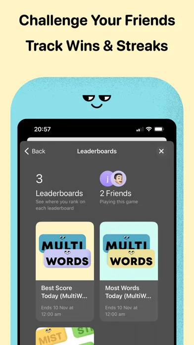 Ảnh chụp màn hình của MultiWords - A Daily Word Game